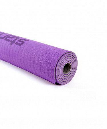Коврик для йоги и фитнеса Starfit Core FM-201 TPE purple/gray (173х61х0,5)