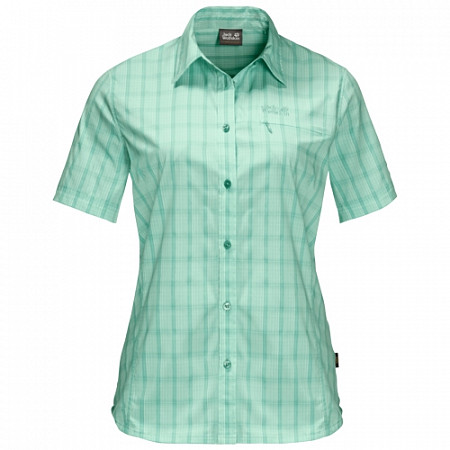 Рубашка женская Jack Wolfskin Centaura Shirt W pacific green checks