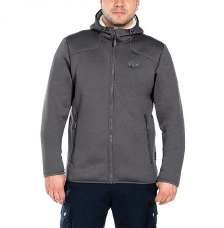 Джемпер мужской Jack Wolfskin Terra Nova Bay Men dark grey