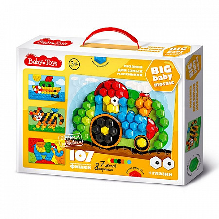 Мозаика для самых маленьких Baby Toys Трактор 02519