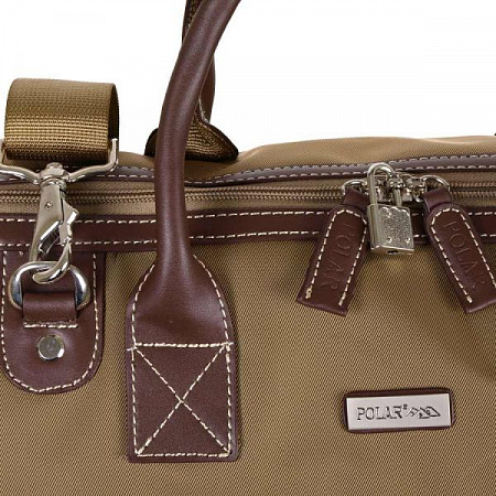 На картинке изображен Дорожная сумка Polar 8108д beige Дорожная сумка Polar 8108д beige