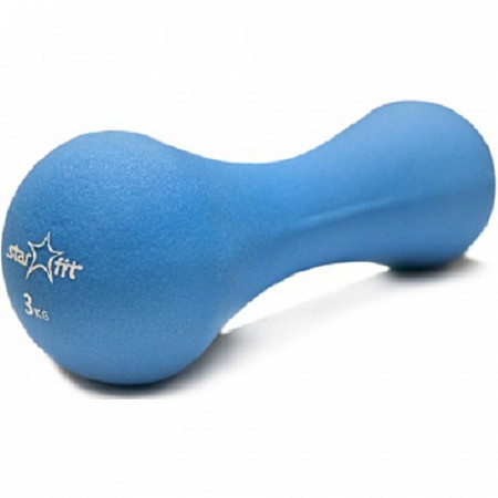 Гантель неопреновая Starfit DB-202 3 кг blue