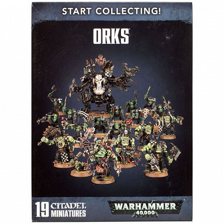 На картинке изображен Миниатюры Games Workshop Warhammer: Start Collecting! Orks 70-50 Миниатюры Games Workshop Warhammer: Start Collecting! Orks 70-50