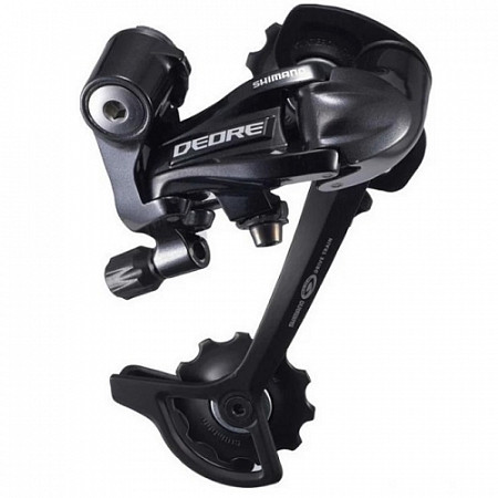 На картинке изображен Переключатель задний Shimano Deore M591 SGS 9 скоростей IRDM591SGSL Переключатель задний Shimano Deore M591 SGS 9 скоростей IRDM591SGSL