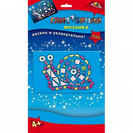 Набор глиттерная мозаика Улитка C2615-06