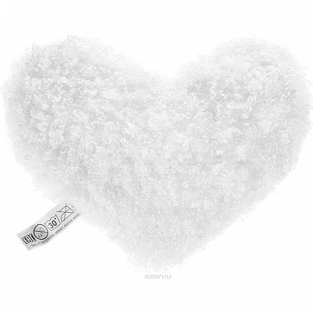 На картинке изображен Мягкая игрушка-антистресс СмолТойс Сердце 2052/БЕЛ/15 Мягкая игрушка-антистресс СмолТойс Сердце 2052/БЕЛ/15