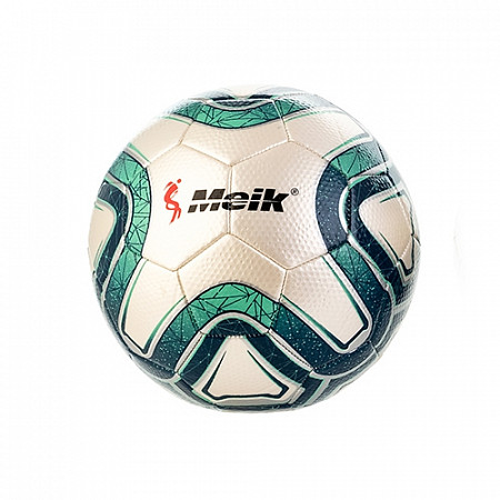 Мяч футбольный Meik MK-125 turquoise/white