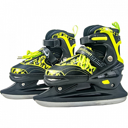 Коньки Ледовые Caraman D206-PN Green
