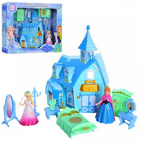 На картинке изображен Замок для кукол Холодное сердце SG-29007 Замок для кукол Холодное сердце SG-29007