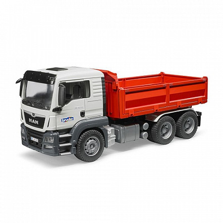 На картинке изображен Игрушка Bruder Самосвал MAN TGS 03-765 Игрушка Bruder Самосвал MAN TGS 03-765