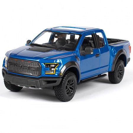 На картинке изображен Масштабная модель автомобиля Maisto 1:24 Форд F-150 Раптор (2017) (31266) Масштабная модель автомобиля Maisto 1:24 Форд F-150 Раптор (2017) (31266)