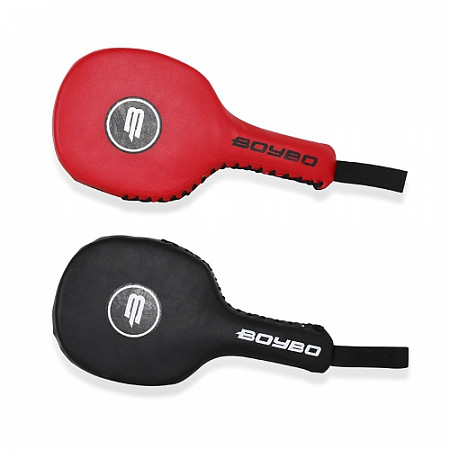 На картинке изображен Ракетка для тхэквондо BoyBo Ultra одинарная red Ракетка для тхэквондо BoyBo Ultra одинарная red
