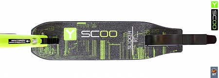 Самокат Y-Scoo RT 230 Slicker New Technology green