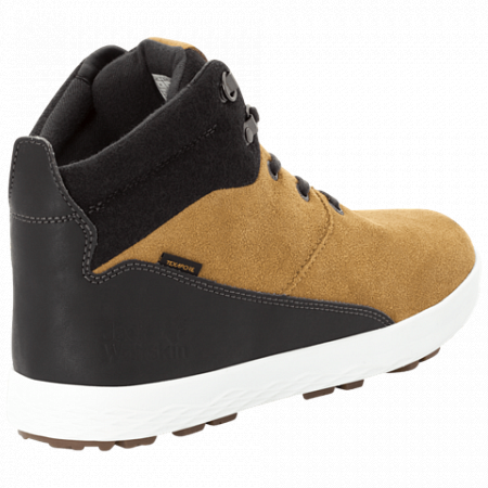 Ботинки мужские Jack Wolfskin Auckland Wt Texapore Mid M light brown / black