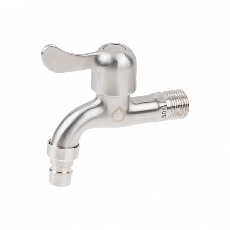 На картинке изображен Кран водоразборный настенный Av Engineering SUS 304 D35 AVZTN-A963 Кран водоразборный настенный Av Engineering SUS 304 D35 AVZTN-A963