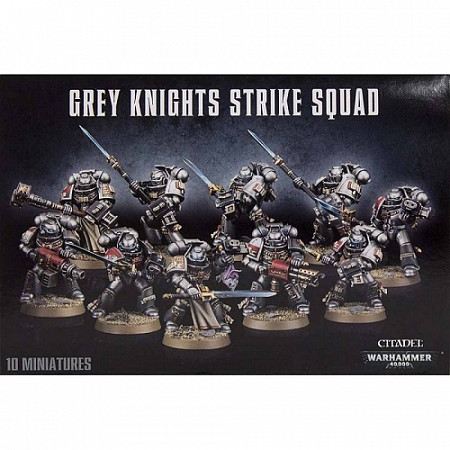 На картинке изображен Фигурки Games Workshop Warhammer: Grey Knights Strike Squad 57-08 Фигурки Games Workshop Warhammer: Grey Knights Strike Squad 57-08