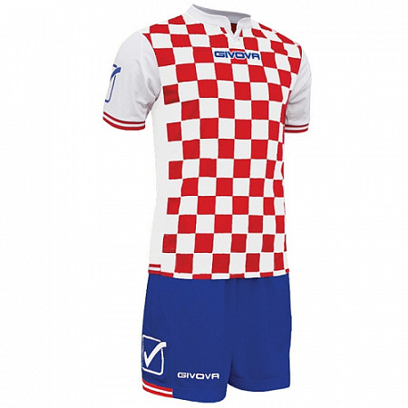 Футбольная форма Givova Competition KITC45 red/white/blue