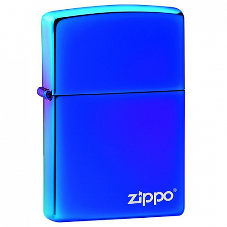 Зажигалка Zippo High Polish Indigo Logo 29899ZL