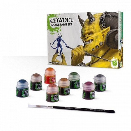 Набор красок для миниатюр Games Workshop Citadel Shade Paint Set 60-23