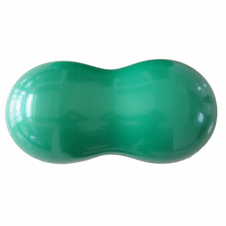 Мяч гимнастический овальный, для фитнеса (фитбол) 45х90 см green