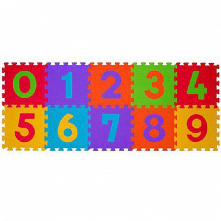 На картинке изображен Пазлы Babyono мягкие Цифры 274 Пазлы Babyono мягкие Цифры 274