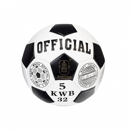 Мяч футбольный D33181 black/white