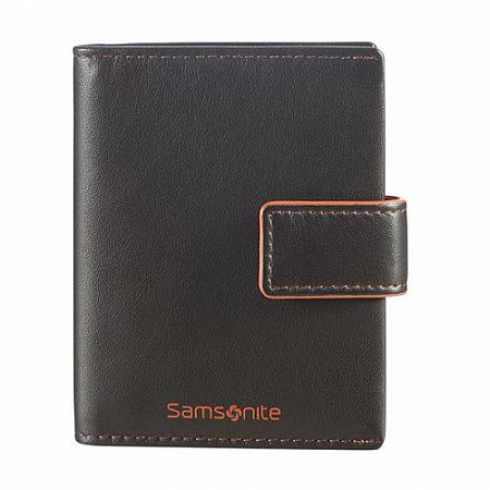 На картинке изображен Визитница Samsonite Card holder CC7-17721 Brown Визитница Samsonite Card holder CC7-17721 Brown