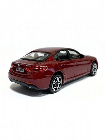 Машинка Bburago 1:43 Alfa Romeo Giulia (18-30000/18-30329) red