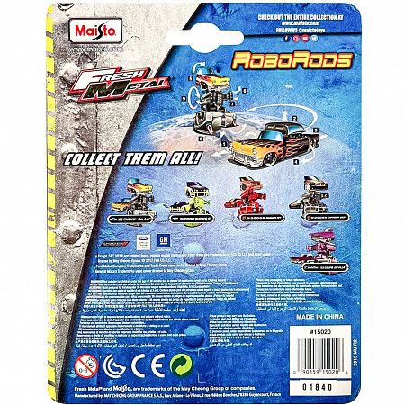 Машинка-трансформер Maisto Fresh Metal RoboRods Cadillac '63 Coupe Deville (15020) grey