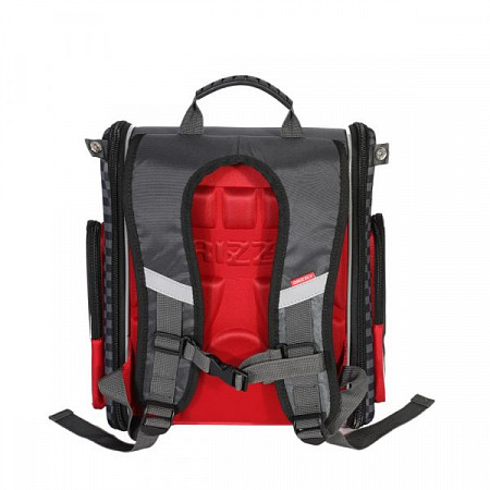 Школьный рюкзак GRIZZLY RA-970-4 red/dark grey