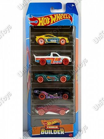 Набор машинок Hot Wheels HW Track Builder 5 шт. (1806 HLY69)
