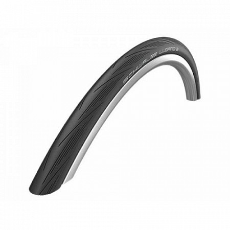 Велопокрышка Schwalbe 700x23 (23-622) Lugano 2 Black Rigid HS471