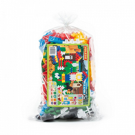 Конструктор Полесье Семья 235 элементов в мешке 0927