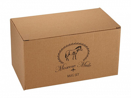 Набор кружек Avenue для коктейля с рецептом Moscow mule 10040300