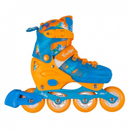 Роликовые коньки Tech Team Freestyler 2020 blue/orange