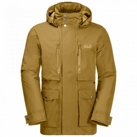 Куртка мужская Jack Wolfskin Bridgeport Bay Jacket golden amber