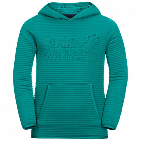 Пуловер детский Jack Wolfskin Modesto Hoody Kids green ocean
