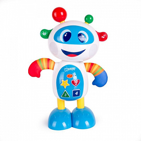 На картинке изображен Игрушка Музыкальная Happy Snail Робот Hoopy 62019 Игрушка Музыкальная Happy Snail Робот Hoopy 62019