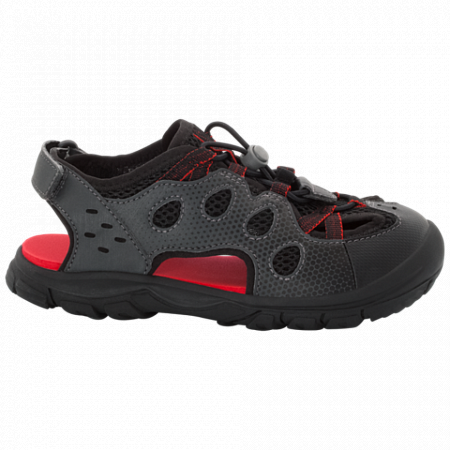 На картинке изображен Сандалии детские Jack Wolfskin Titicaca Low K black Сандалии детские Jack Wolfskin Titicaca Low K black