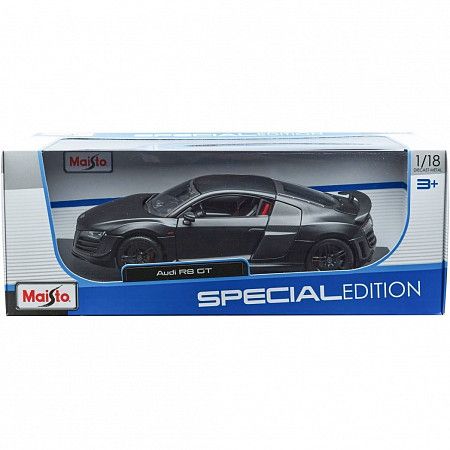Машинка Maisto 1:18 Audi R8 GT (31395) black