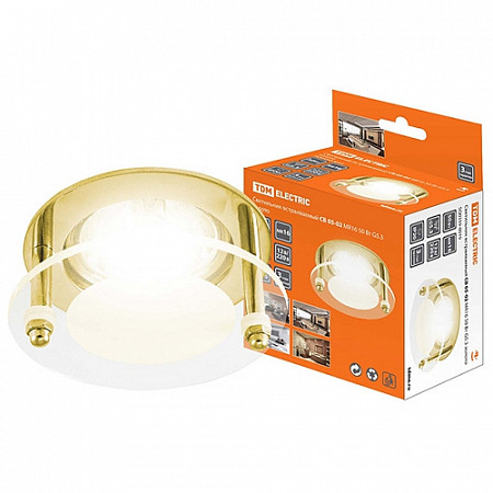 Светильник встраиваемый Tdm СВ 05-02 MR16 50Вт G5.3 gold gold SQ0359-0019