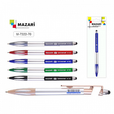 На картинке изображен Авторучка шариковая Mazari Universal 3 в 1 М-7322 Авторучка шариковая Mazari Universal 3 в 1 М-7322