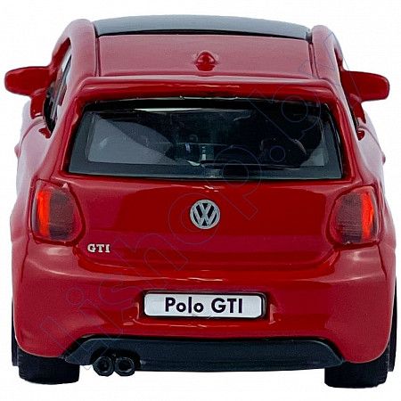 Машинка Bburago 1:43 Volkswagen Polo GTI Mark 5 (18-30000/18-30233) red