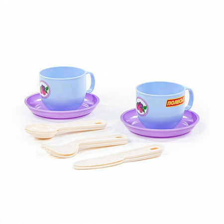 Набор детской посуды Полесье Минутка на 2 персоны (V1) (10 элементов) 80233