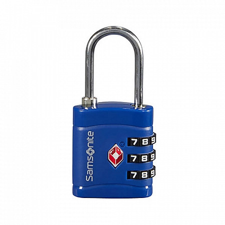 На картинке изображен Замок Samsonite Global Ta CO1-11099 Blue Замок Samsonite Global Ta CO1-11099 Blue