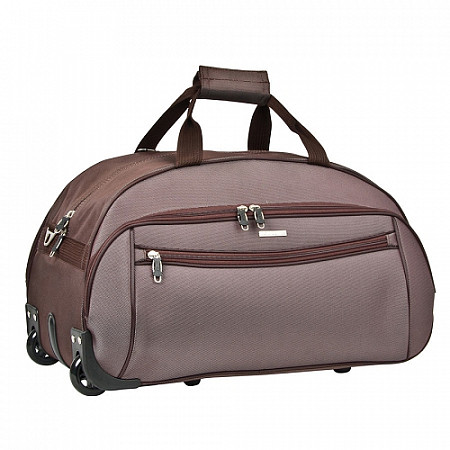 На картинке изображен Дорожная сумка Polar 7019.5 brown Дорожная сумка Polar 7019.5 brown