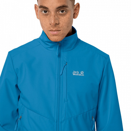 Куртка ветрозащитная мужская Jack Wolfskin Delta Tour Jkt M brilliant blue