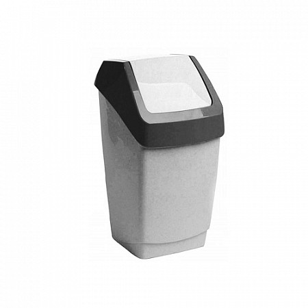 Контейнер для мусора Idea Хапс 25л marble М2472