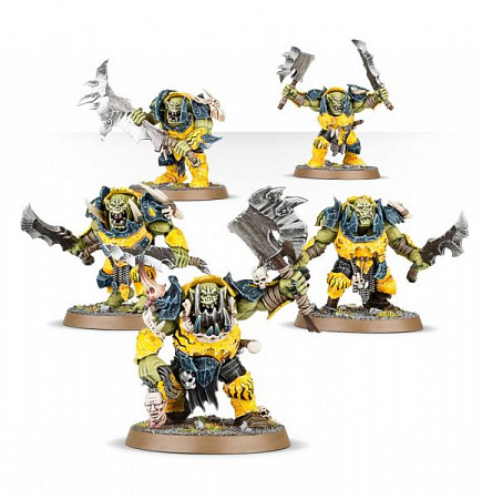 На картинке изображен Фигурки Games Workshop Warhammer: Ironjawz Orruk Brutes 89-29 Фигурки Games Workshop Warhammer: Ironjawz Orruk Brutes 89-29