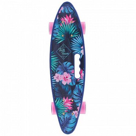 Penny board (пенни борд) Tech Team Fishboard 23" print blue